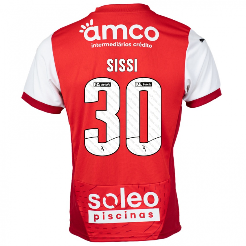 Heren Sissi #30 Rood Wit Thuisshirt Thuistenue 2024/25 T-Shirt