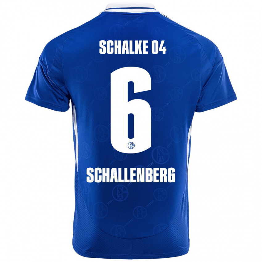 Heren Ron Schallenberg #6 Koningsblauw Thuisshirt Thuistenue 2024/25 T-Shirt