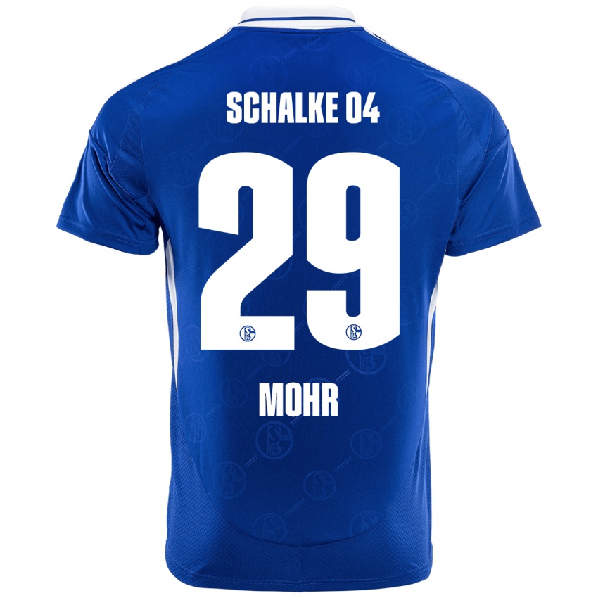 Heren Tobias Mohr #29 Koningsblauw Thuisshirt Thuistenue 2024/25 T-Shirt