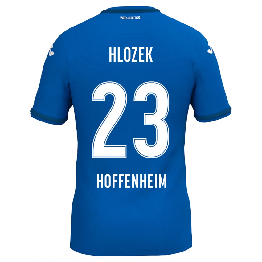 Heren Adam Hlozek #23 Koningsblauw Thuisshirt Thuistenue 2024/25 T-Shirt