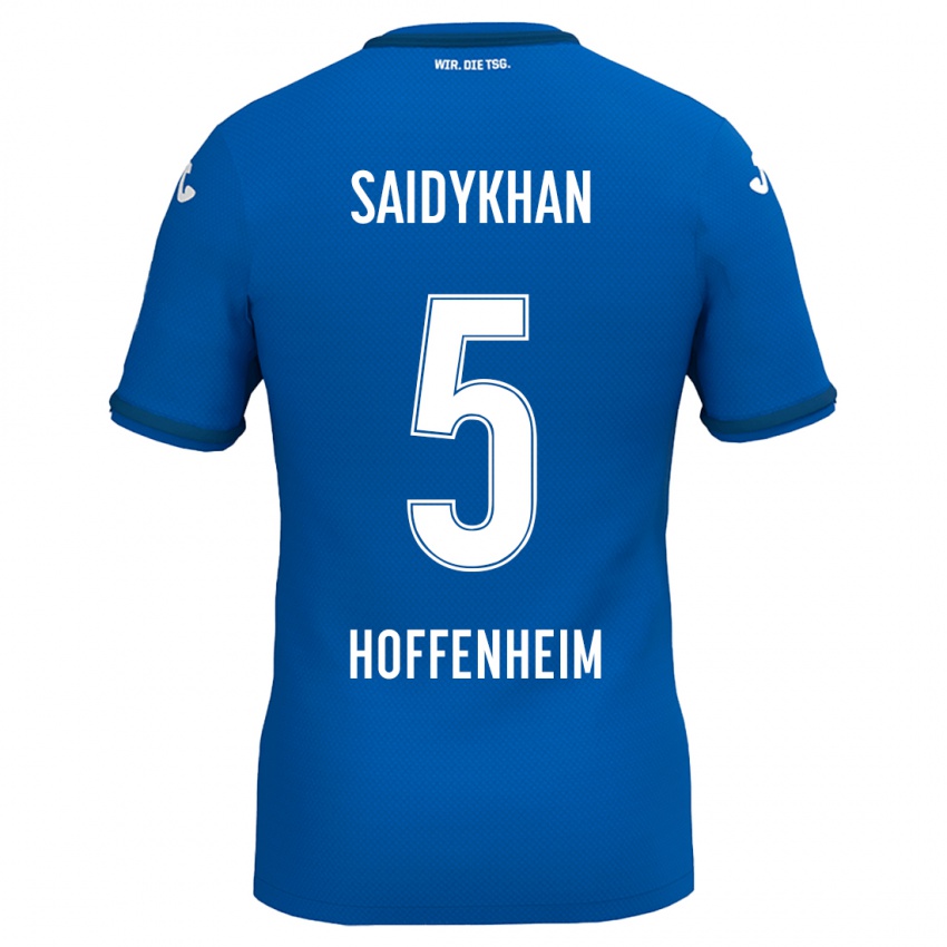 Heren Ibrahim Saidykhan #5 Koningsblauw Thuisshirt Thuistenue 2024/25 T-Shirt