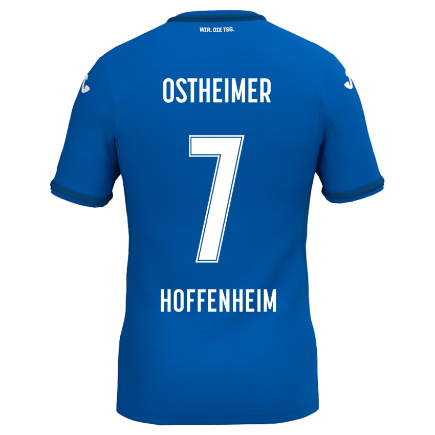 Heren Nevio Ostheimer #7 Koningsblauw Thuisshirt Thuistenue 2024/25 T-Shirt