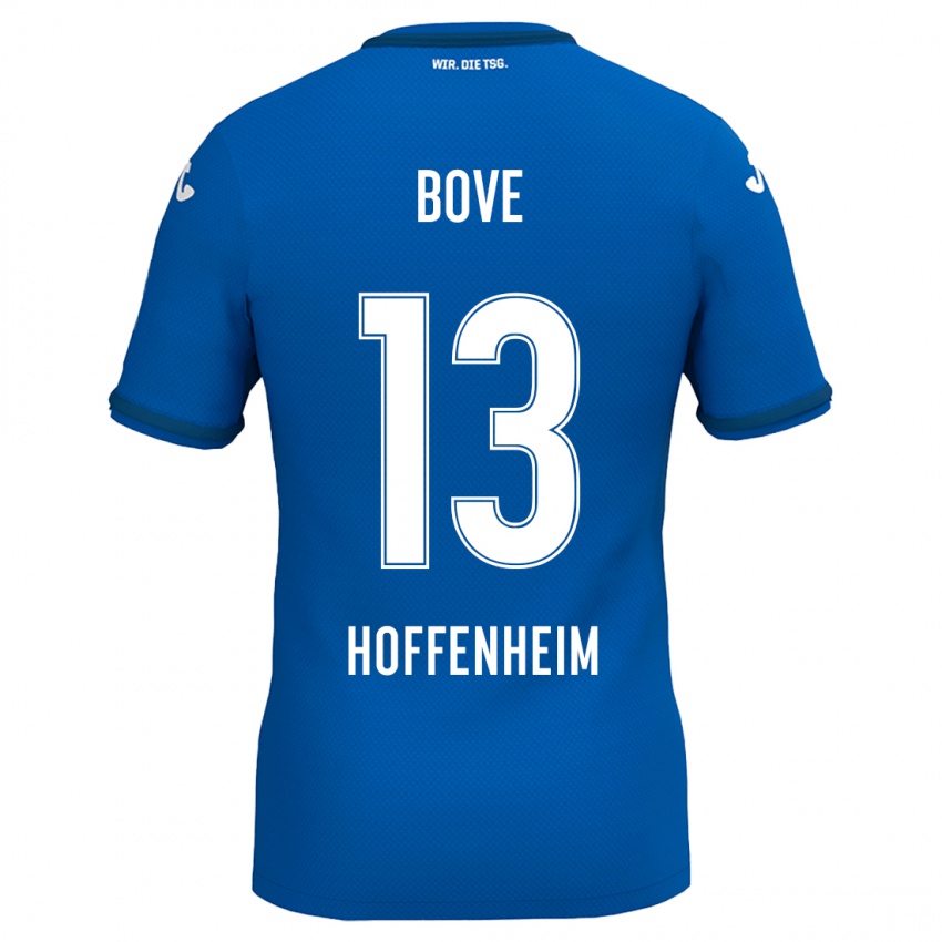 Heren Nevio Bove #13 Koningsblauw Thuisshirt Thuistenue 2024/25 T-Shirt