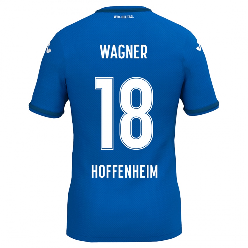 Heren Ricardo Wagner #18 Koningsblauw Thuisshirt Thuistenue 2024/25 T-Shirt