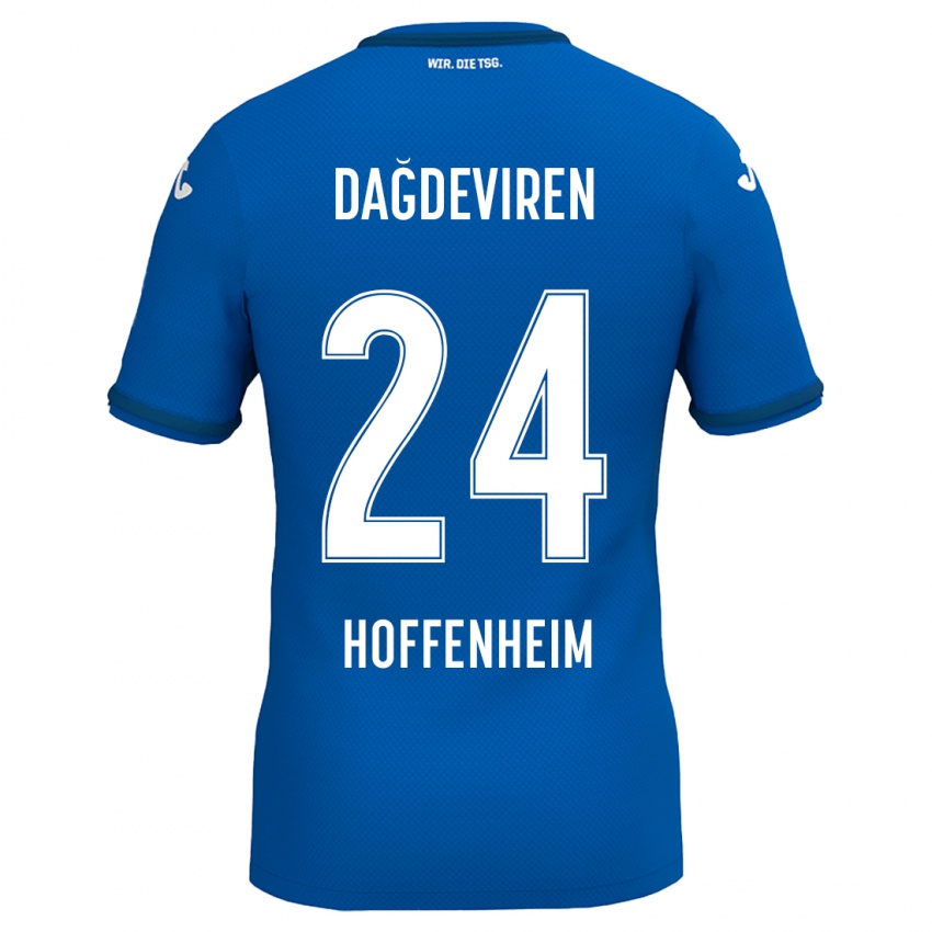 Heren Diren Dağdeviren #24 Koningsblauw Thuisshirt Thuistenue 2024/25 T-Shirt