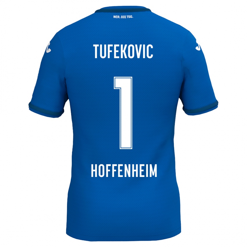 Heren Martina Tufekovic #1 Koningsblauw Thuisshirt Thuistenue 2024/25 T-Shirt