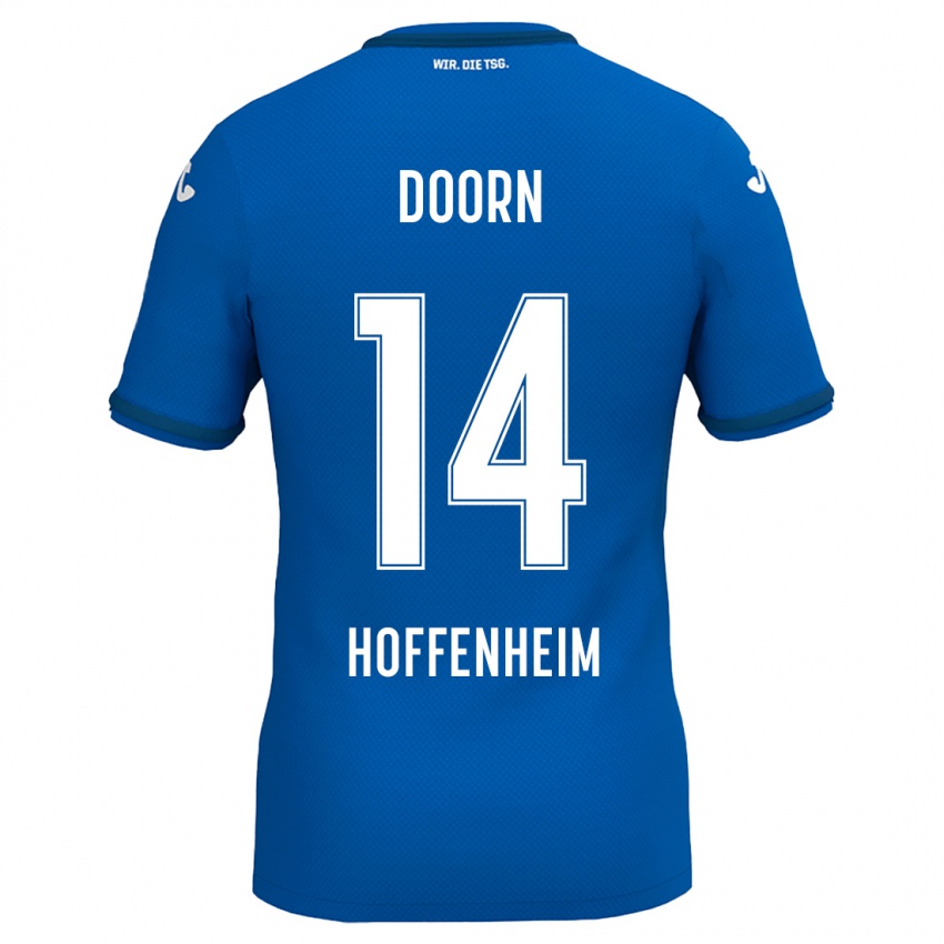 Heren Lisa Doorn #14 Koningsblauw Thuisshirt Thuistenue 2024/25 T-Shirt