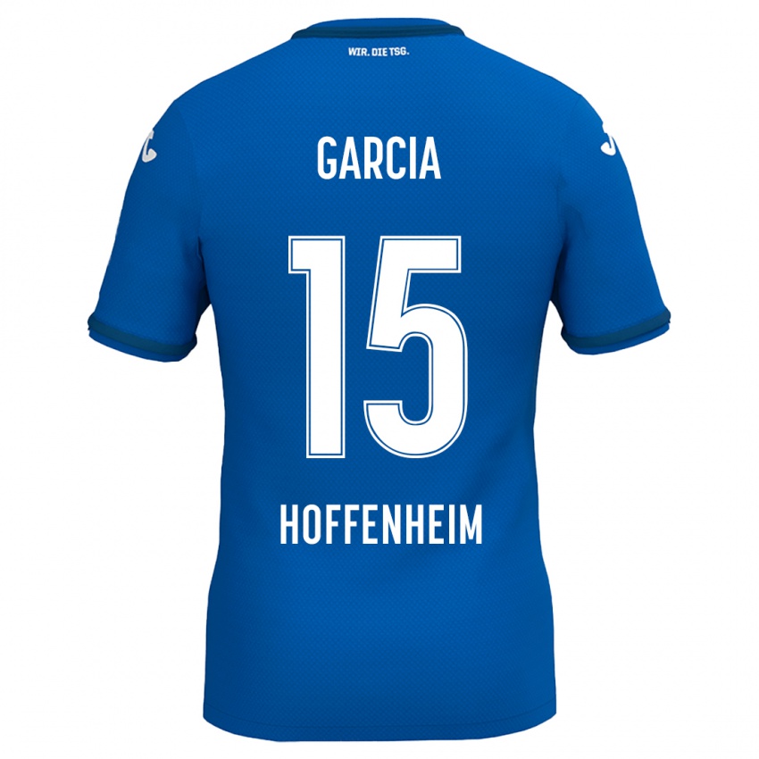 Heren Marta Cazalla Garcia #15 Koningsblauw Thuisshirt Thuistenue 2024/25 T-Shirt