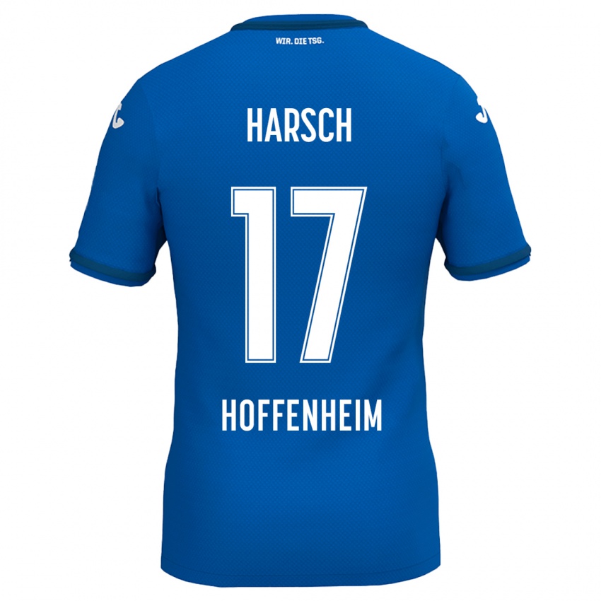 Heren Franziska Harsch #17 Koningsblauw Thuisshirt Thuistenue 2024/25 T-Shirt