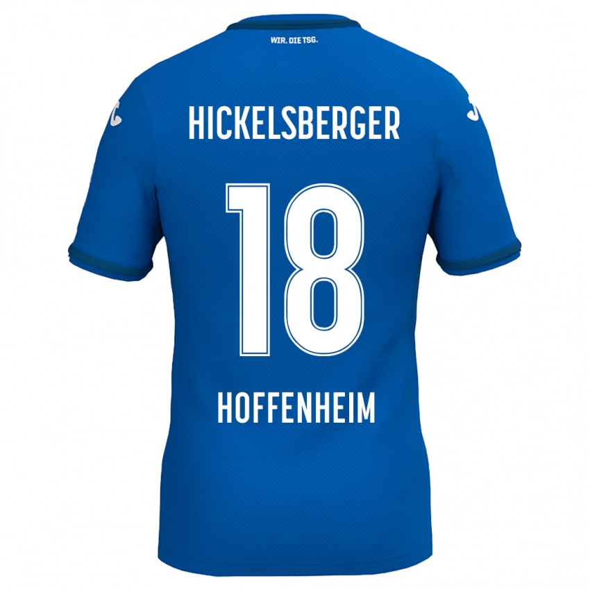 Heren Julia Hickelsberger #18 Koningsblauw Thuisshirt Thuistenue 2024/25 T-Shirt