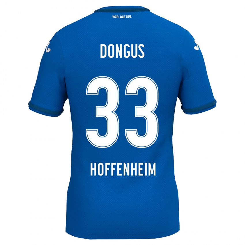 Heren Fabienne Dongus #33 Koningsblauw Thuisshirt Thuistenue 2024/25 T-Shirt