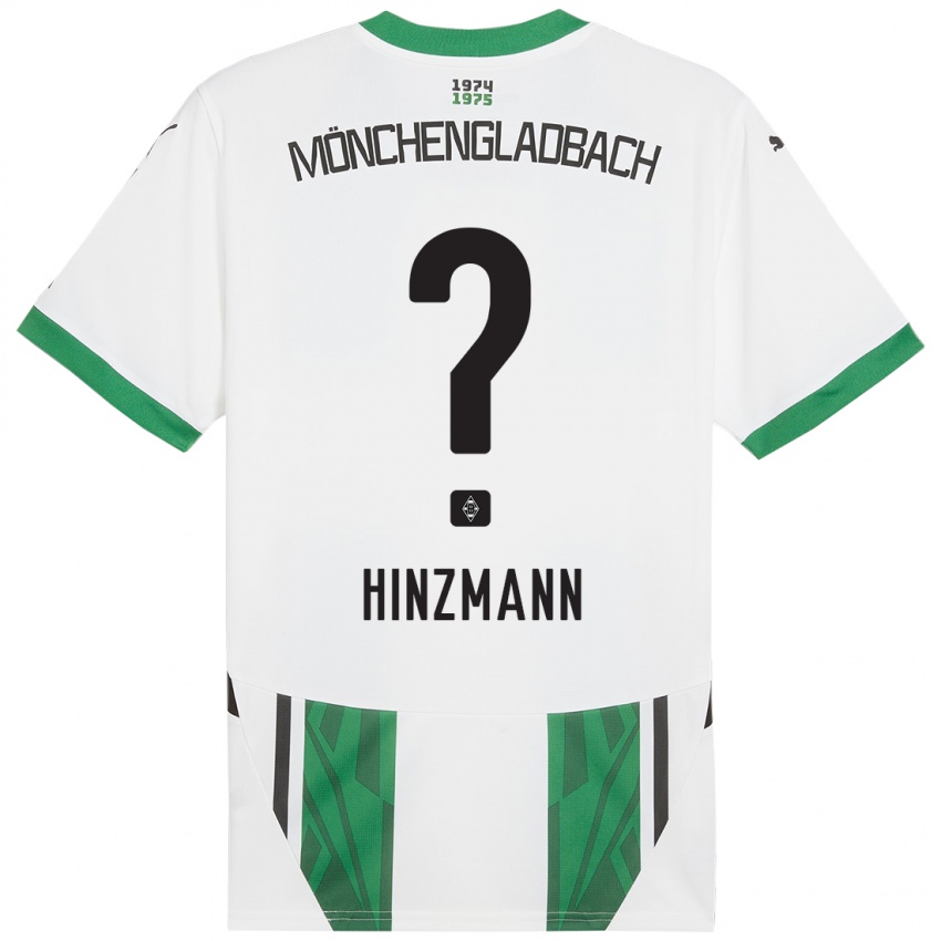 Heren Sinan Hinzmann #0 Wit Groen Thuisshirt Thuistenue 2024/25 T-Shirt