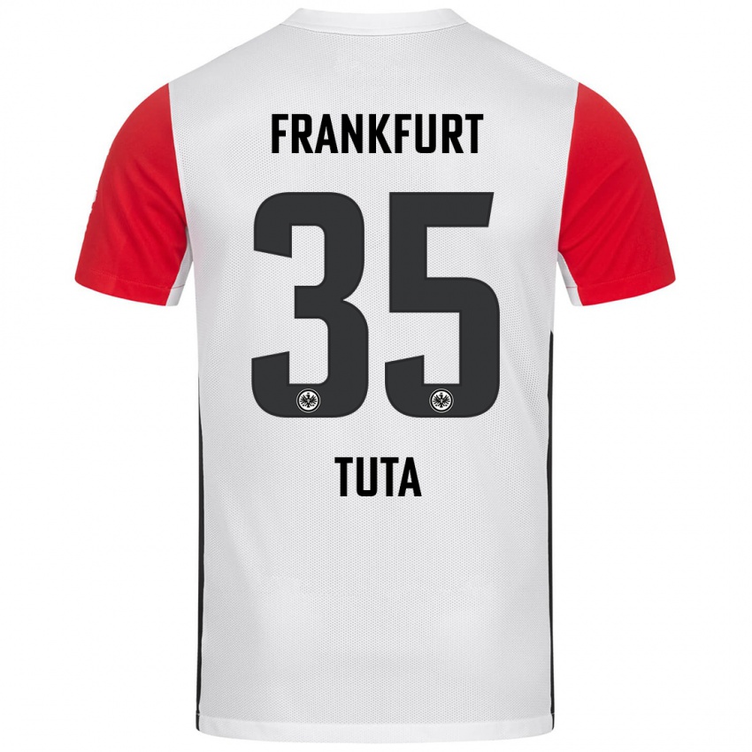 Heren Tuta #35 Wit Rood Thuisshirt Thuistenue 2024/25 T-Shirt