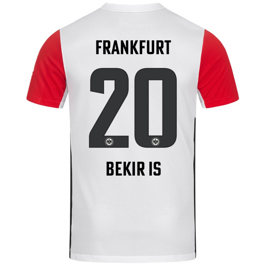 Heren Eba Bekir Is #20 Wit Rood Thuisshirt Thuistenue 2024/25 T-Shirt