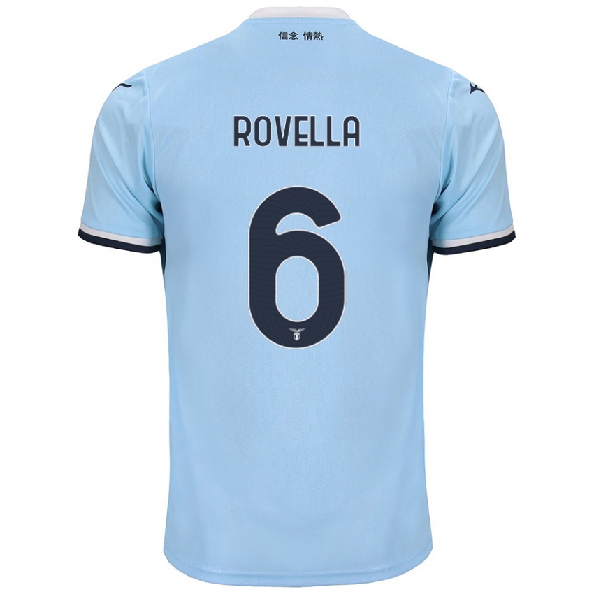 Heren Nicolo Rovella #6 Blauw Thuisshirt Thuistenue 2024/25 T-Shirt