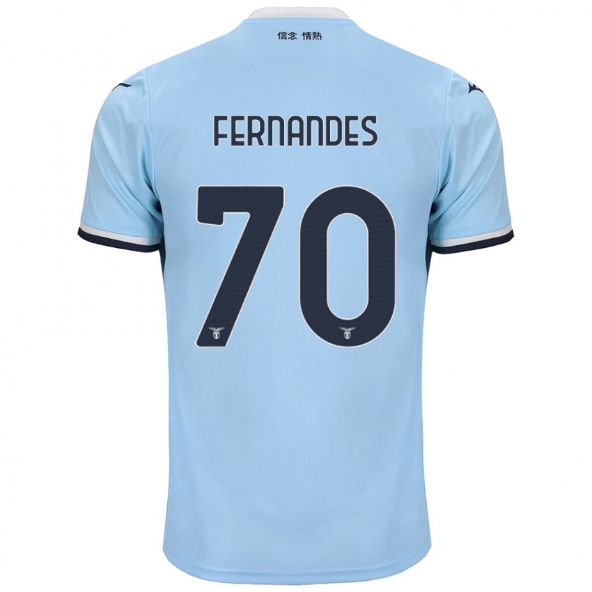 Heren Saná Fernandes #70 Blauw Thuisshirt Thuistenue 2024/25 T-Shirt