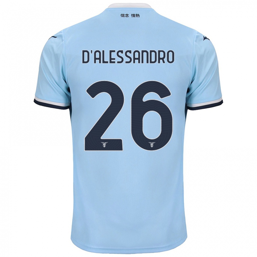 Heren Mattya D'alessandro #26 Blauw Thuisshirt Thuistenue 2024/25 T-Shirt