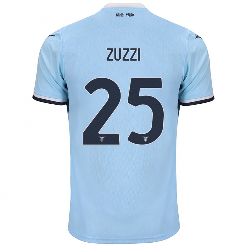 Heren Giorgia Zuzzi #25 Blauw Thuisshirt Thuistenue 2024/25 T-Shirt