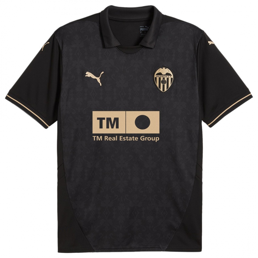 Heren Diego Moreno #3 Zwart Uitshirt Uittenue 2024/25 T-Shirt