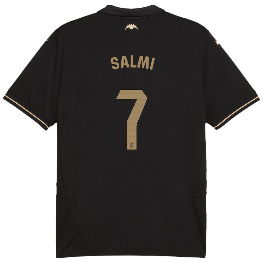 Heren Iina Salmi #7 Zwart Uitshirt Uittenue 2024/25 T-Shirt