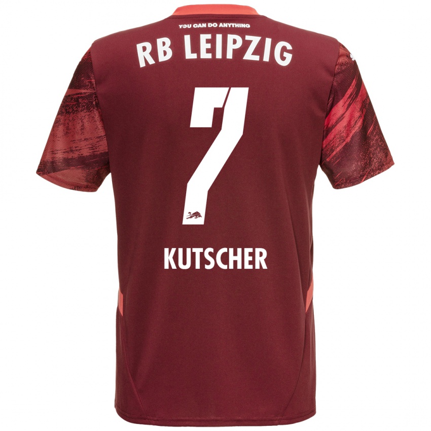 Heren Matthes Kutscher #7 Bordeauxrood Uitshirt Uittenue 2024/25 T-Shirt