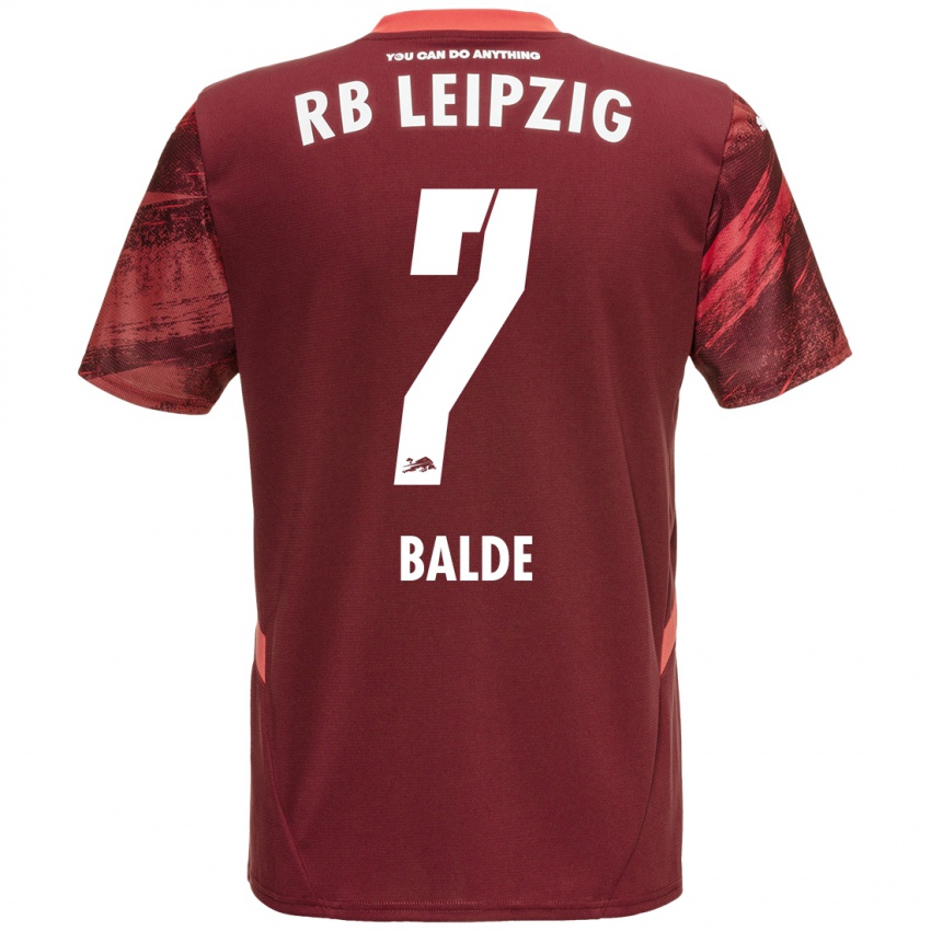 Heren Mamadu Baldé #7 Bordeauxrood Uitshirt Uittenue 2024/25 T-Shirt