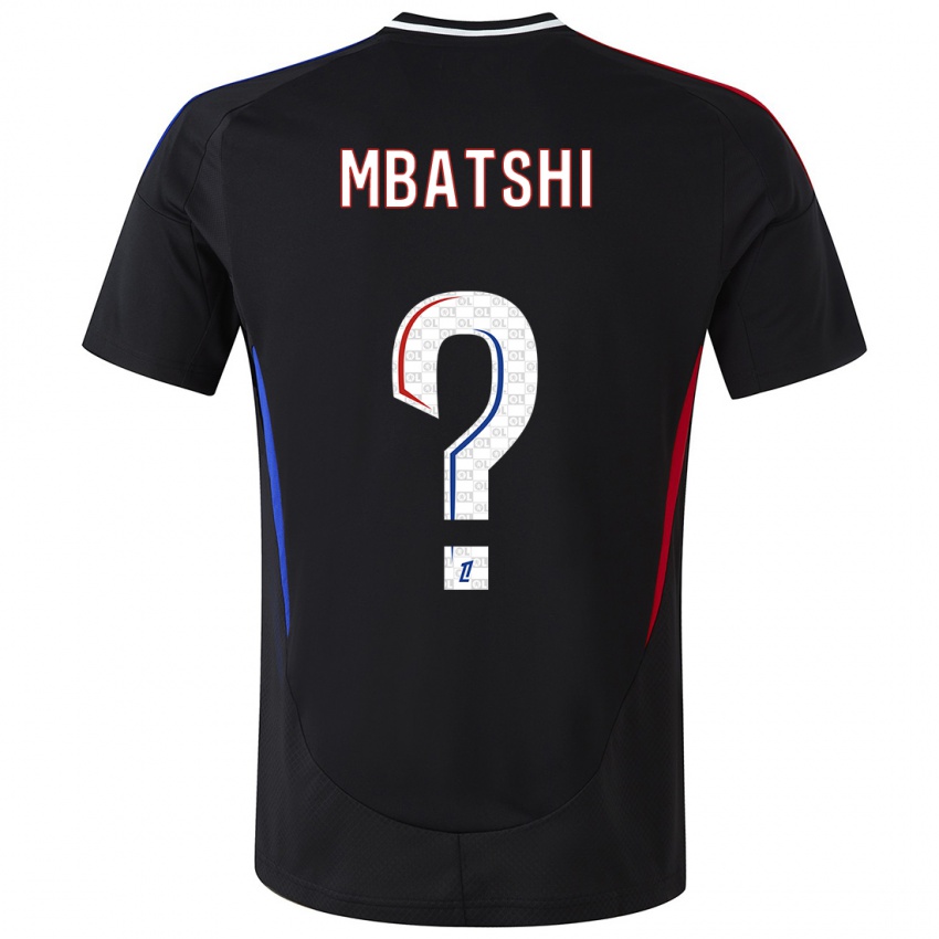 Heren Prince Mbatshi Mukuba #0 Zwart Uitshirt Uittenue 2024/25 T-Shirt