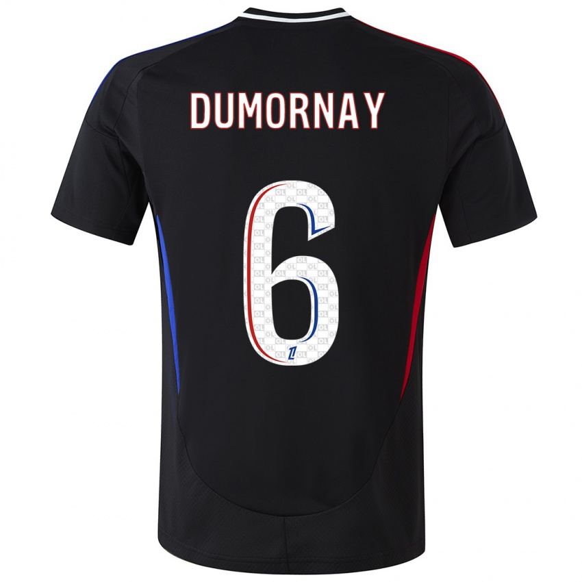 Heren Melchie Dumornay #6 Zwart Uitshirt Uittenue 2024/25 T-Shirt