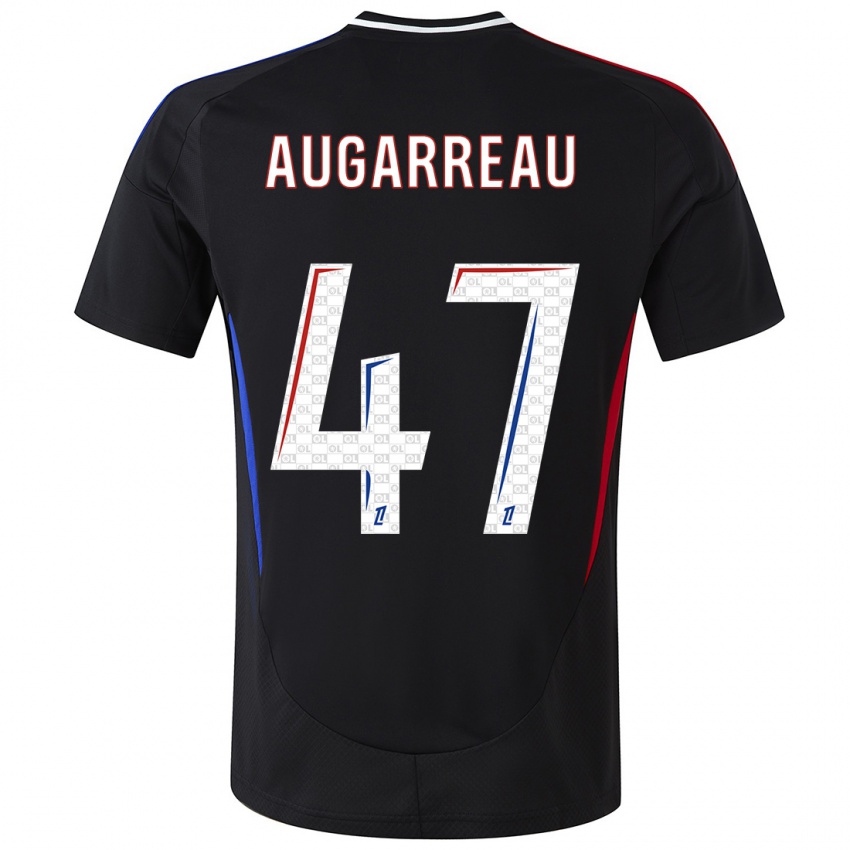 Heren Sofiane Augarreau #47 Zwart Uitshirt Uittenue 2024/25 T-Shirt