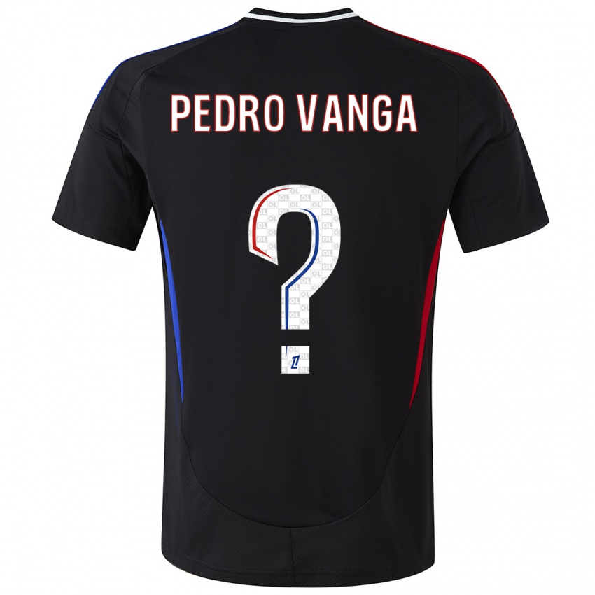 Heren Emerson Pedro Vanga #0 Zwart Uitshirt Uittenue 2024/25 T-Shirt