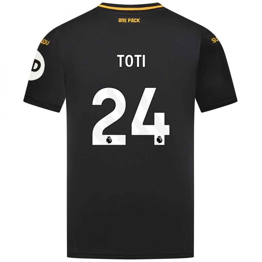 Heren Toti #24 Zwart Uitshirt Uittenue 2024/25 T-Shirt