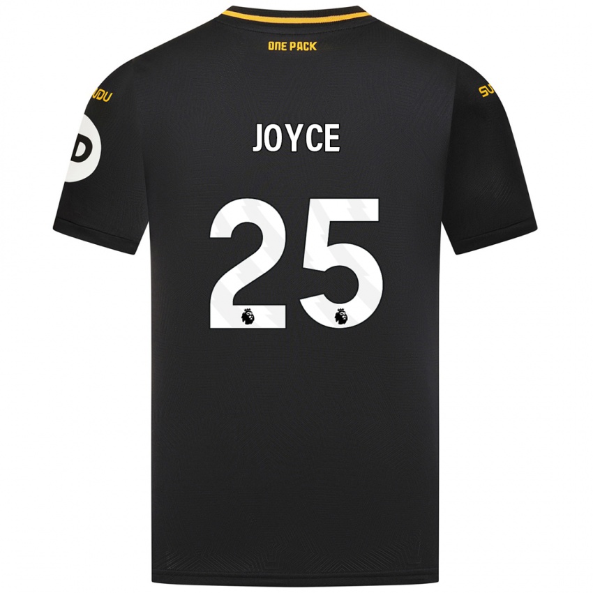 Heren Leonie Joyce #25 Zwart Uitshirt Uittenue 2024/25 T-Shirt