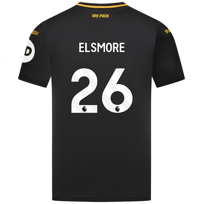 Heren Ria Elsmore #26 Zwart Uitshirt Uittenue 2024/25 T-Shirt