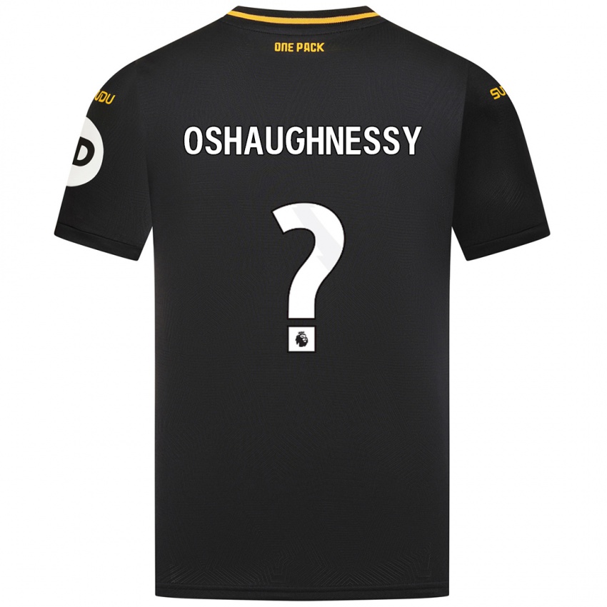 Heren Joe Oshaughnessy #0 Zwart Uitshirt Uittenue 2024/25 T-Shirt