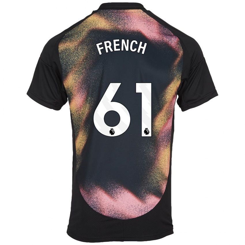 Heren Harry French #61 Zwart Wit Uitshirt Uittenue 2024/25 T-Shirt