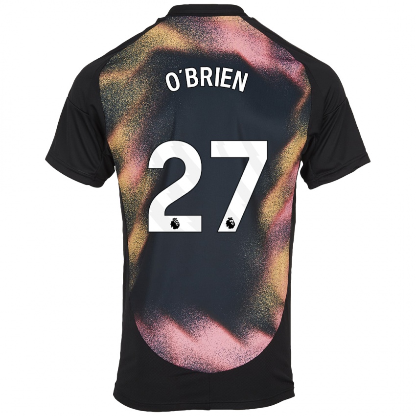 Heren Shannon O'brien #27 Zwart Wit Uitshirt Uittenue 2024/25 T-Shirt