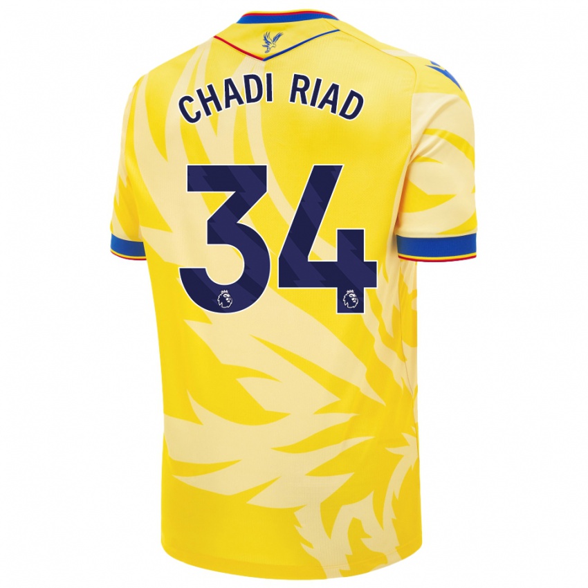 Heren Chadi Riad #34 Geel Uitshirt Uittenue 2024/25 T-Shirt