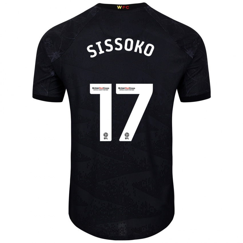 Heren Moussa Sissoko #17 Zwart Wit Uitshirt Uittenue 2024/25 T-Shirt