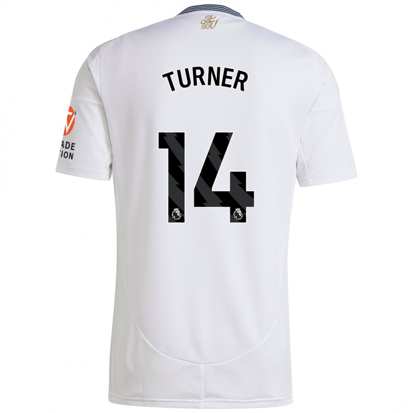 Heren Danielle Turner #14 Wit Uitshirt Uittenue 2024/25 T-Shirt