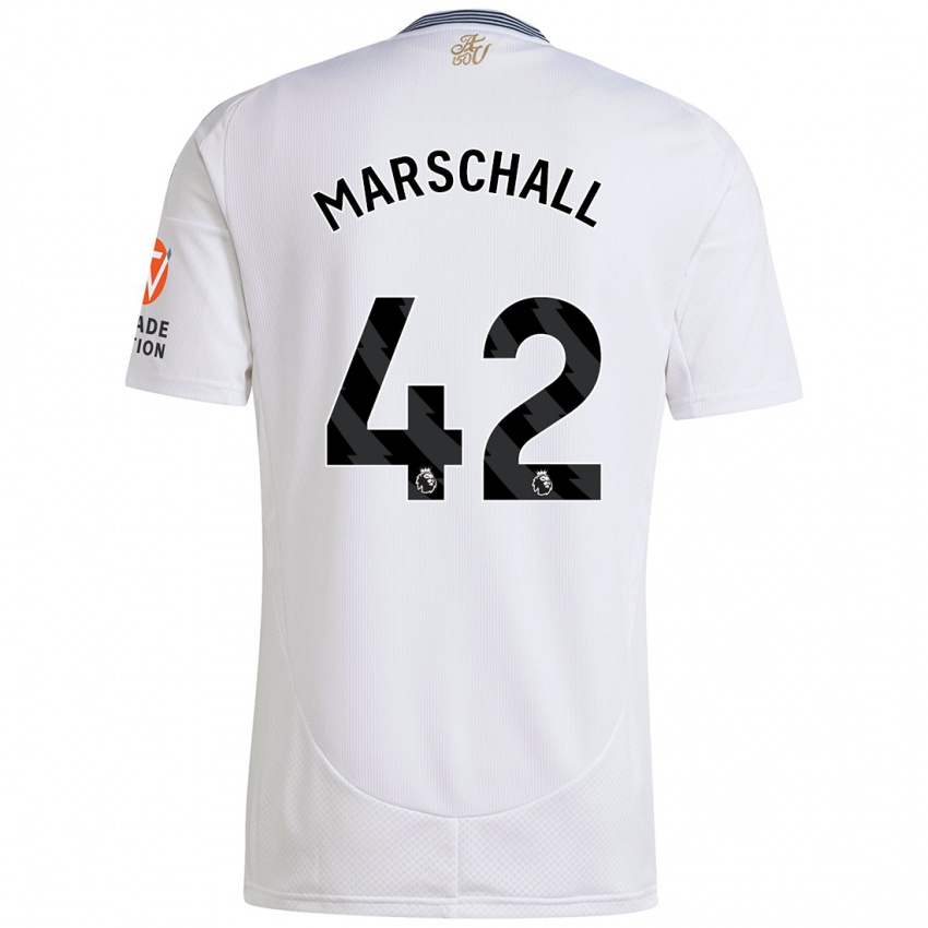 Heren Filip Marschall #42 Wit Uitshirt Uittenue 2024/25 T-Shirt