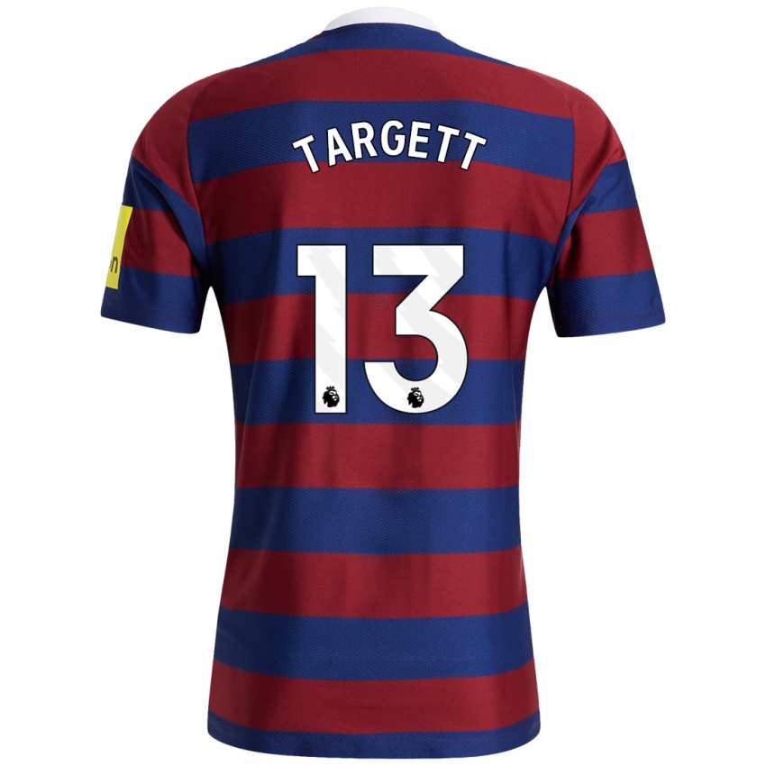 Heren Matt Targett #13 Bordeauxrood Marineblauw Uitshirt Uittenue 2024/25 T-Shirt