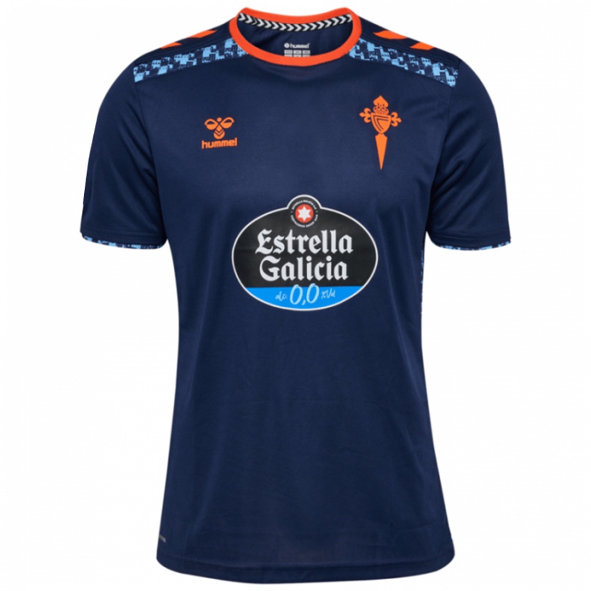 Heren Pablo Gavian #0 Marineblauw Uitshirt Uittenue 2024/25 T-Shirt