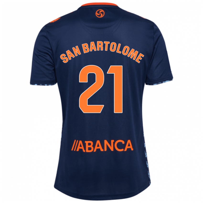 Heren Victor San Bartolome #21 Marineblauw Uitshirt Uittenue 2024/25 T-Shirt