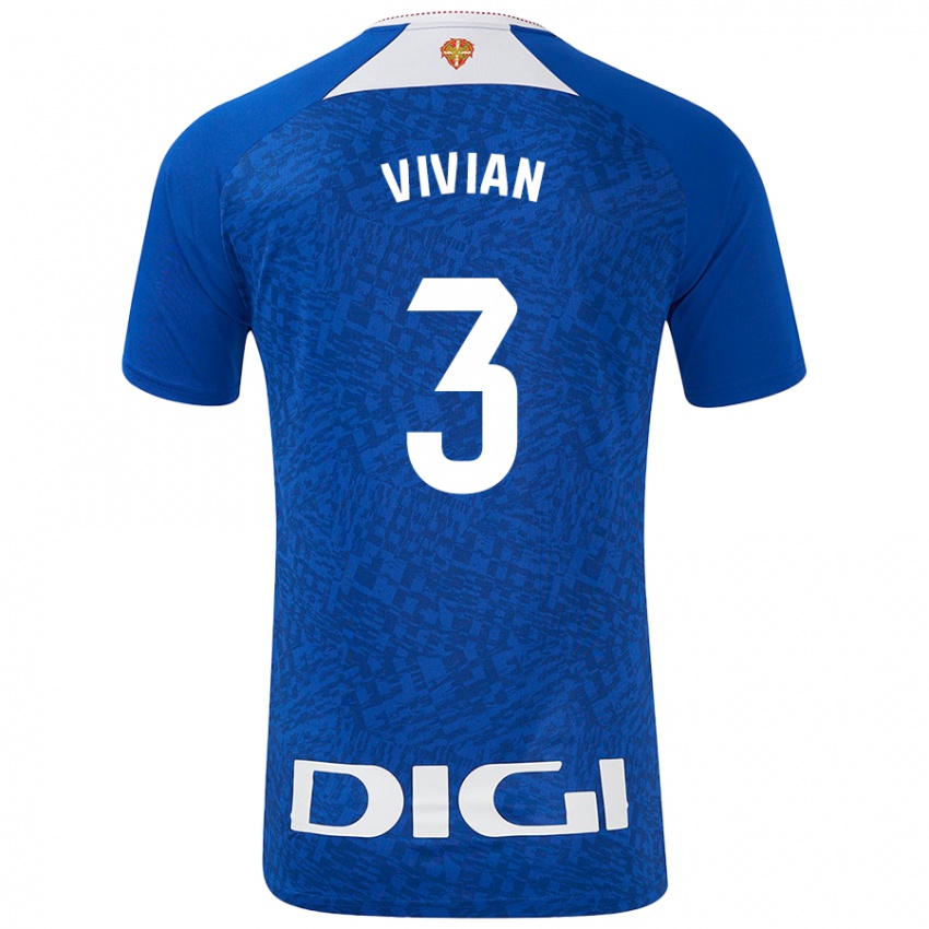 Heren Dani Vivian #3 Koningsblauw Uitshirt Uittenue 2024/25 T-Shirt