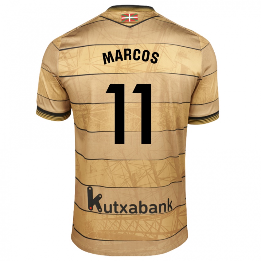 Heren Cecilia Marcos Nabal #11 Bruin Uitshirt Uittenue 2024/25 T-Shirt