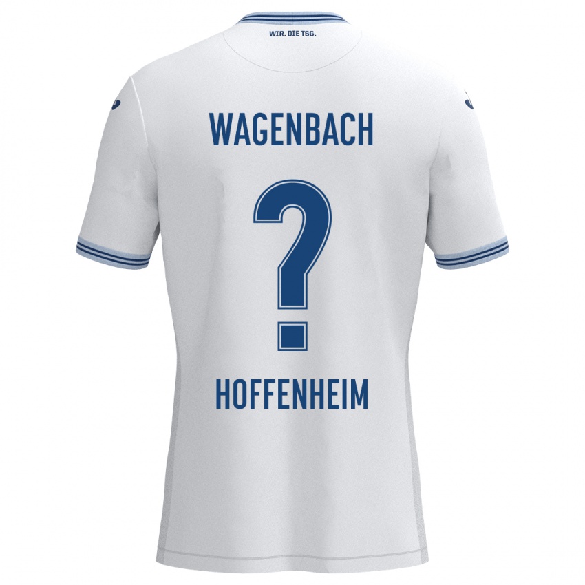 Heren Lion Wagenbach #0 Wit Blauw Uitshirt Uittenue 2024/25 T-Shirt