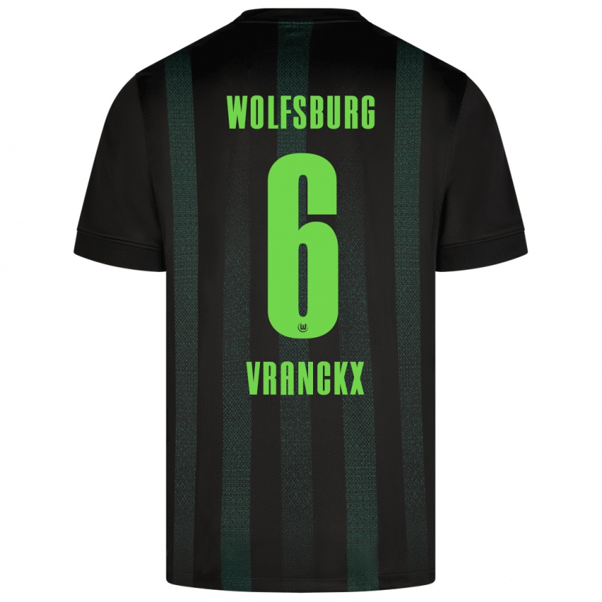 Heren Aster Vranckx #6 Donkergroen Uitshirt Uittenue 2024/25 T-Shirt