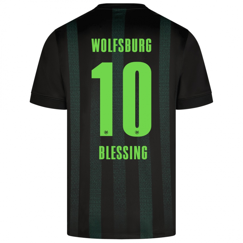 Heren Èlisée Blessing #10 Donkergroen Uitshirt Uittenue 2024/25 T-Shirt