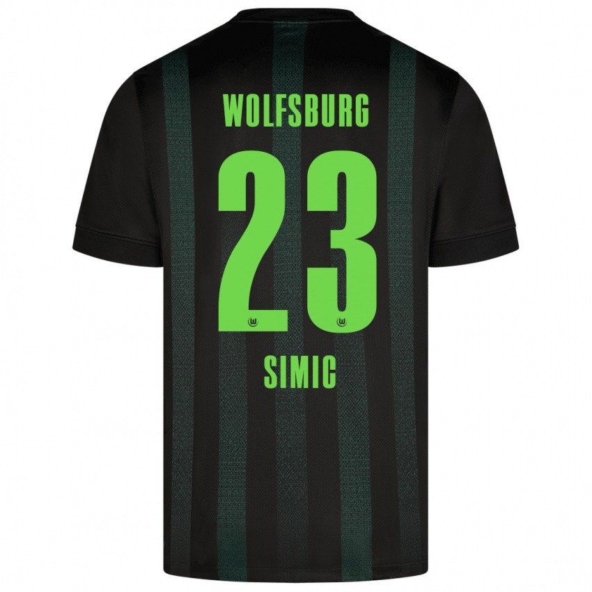 Heren Karlo Simic #23 Donkergroen Uitshirt Uittenue 2024/25 T-Shirt