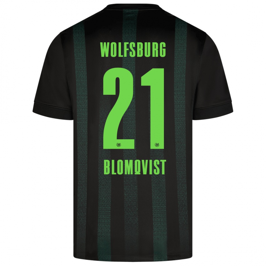 Heren Rebecka Blomqvist #21 Donkergroen Uitshirt Uittenue 2024/25 T-Shirt